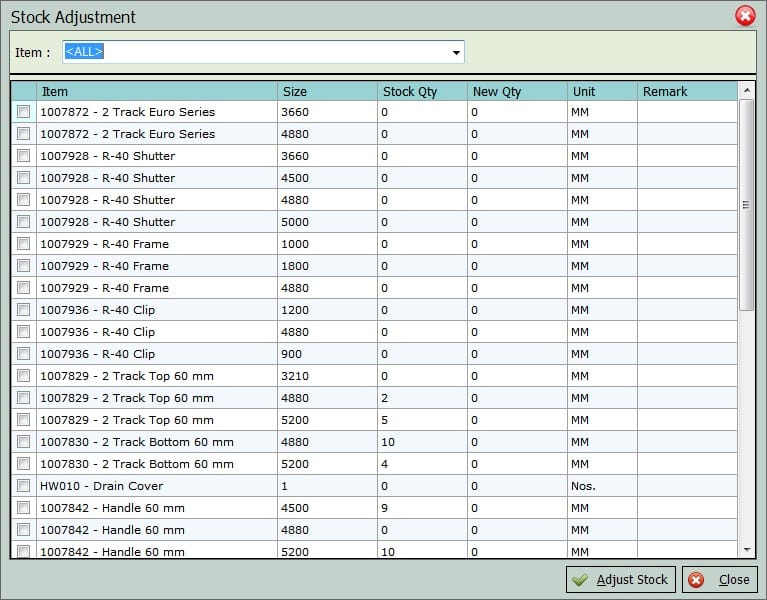 AXIS ADWOQS Fenestration software for Doors & Windows